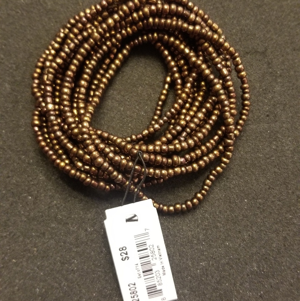 Mocha Brown Bracelet and Necklace